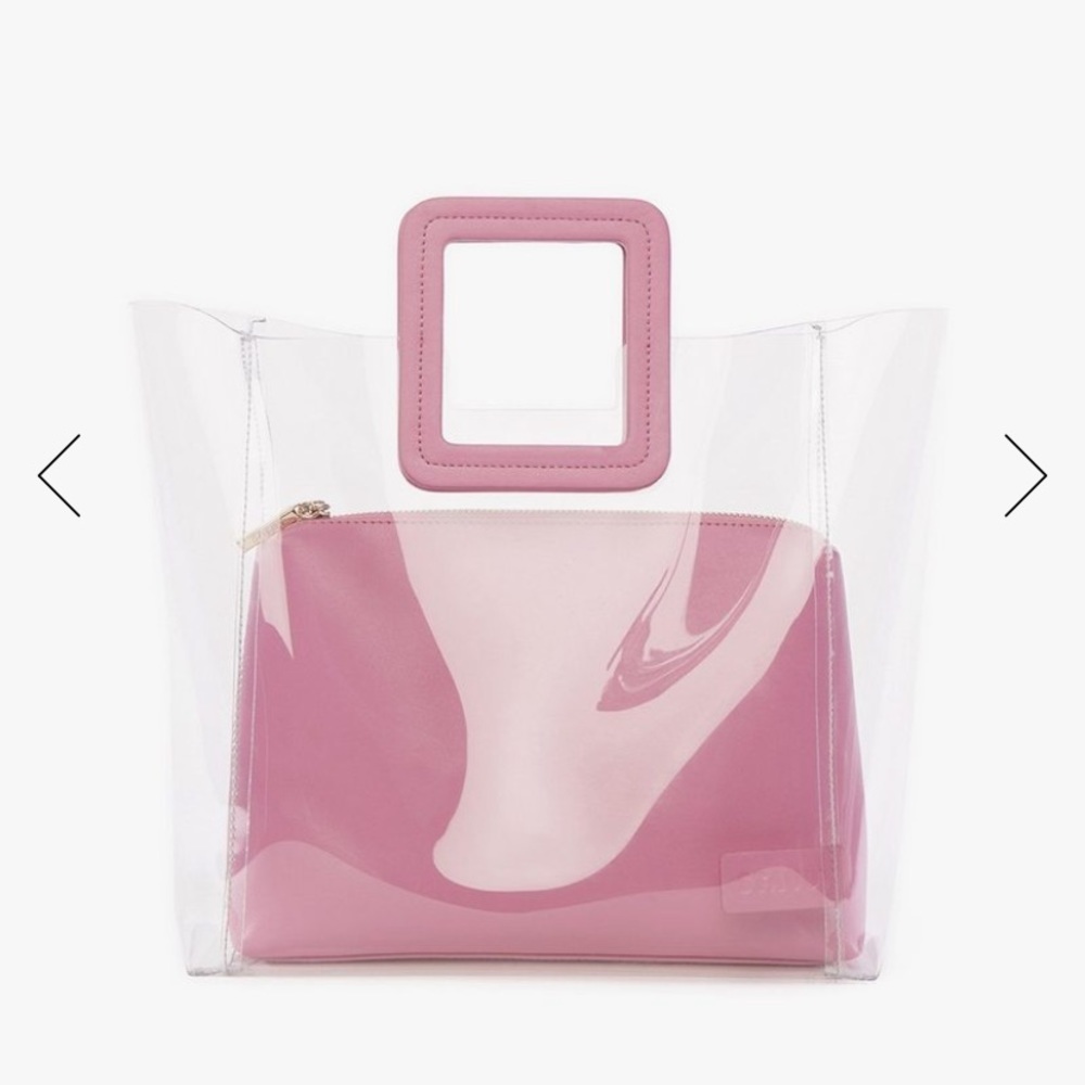 Pink Staud Shirley tote